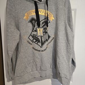 Hogwarts Crest Gray Hoodie